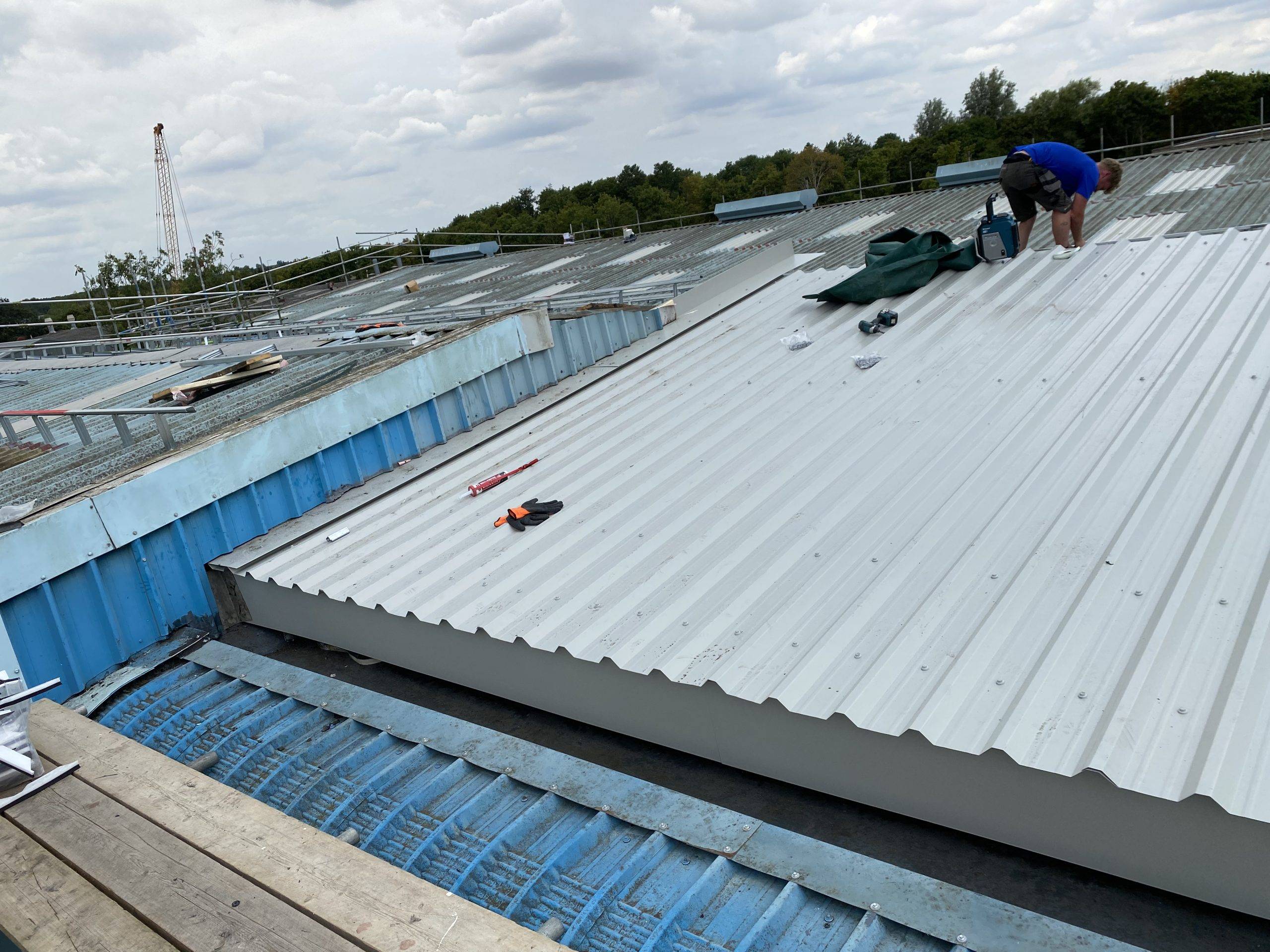 Delaminating and corroding metal roofs